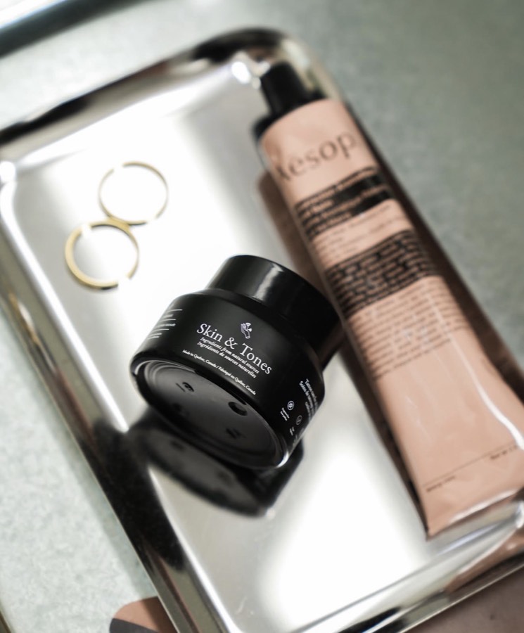 Skin & Tones product flatlay