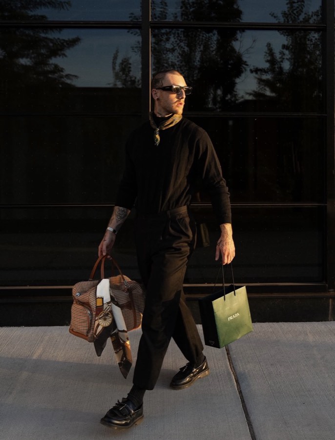 Prada street campaign look